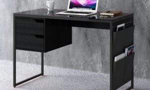 ENCT-3619 Glass top Computer Table